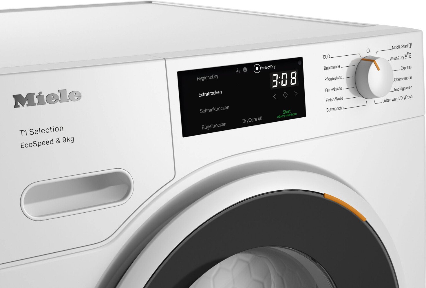 Uscator de rufe Miele TSH783WP EcoSpeed&amp;9kg